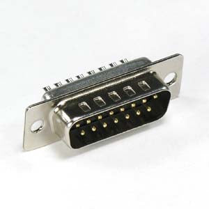 DB15 Male Solder Cup Connector DB15 Male Solder Cup Connector